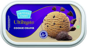 MOTHER DAIRY COOKIE CRUMB 1LTR TUB